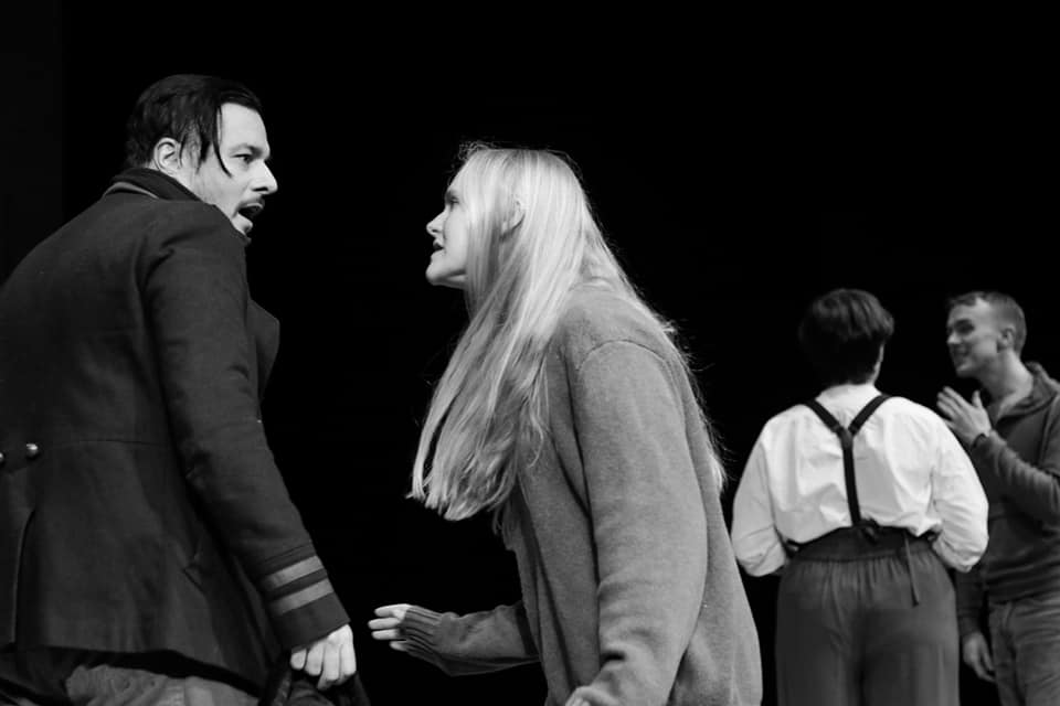 PutneyTheatreCo's tweet photo. In Rehearsal | DUCHESS of MALFI by John Webster 
Just over a week to go and the cast are in the deep throes of rehearsals. To avoid disappointment book your tickets NOW on 020 8788 6943 or online https://t.co/Mx7BTBQWnc Tues 11 February - Sat 15 February 2020 7.45pm📷@benpretends https://t.co/MtxGt4syMG