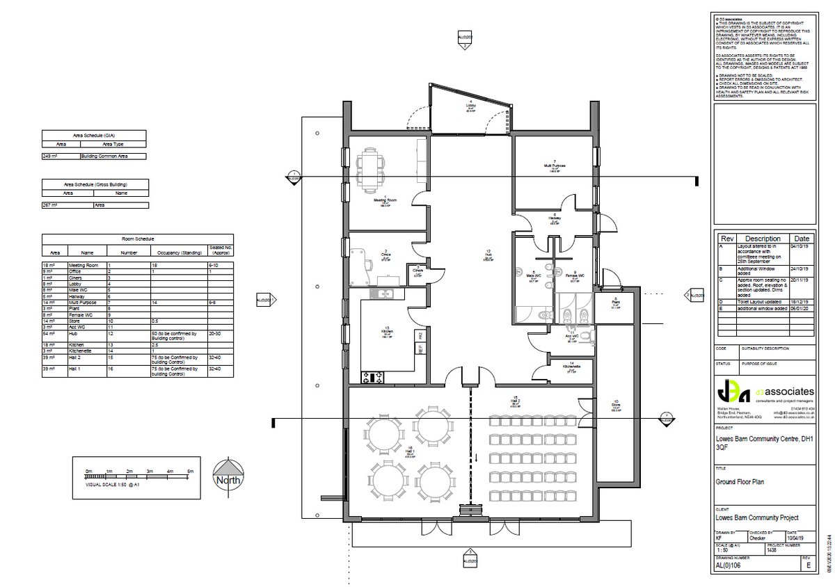 D3a are delighted to have submitted a planning application for Lowes Barn Community Hub. utilising sustainable energy sources such as Air source heat pumps, PV panels and Tesla batteries  #countydurham #Sustainability #CommunityMatters