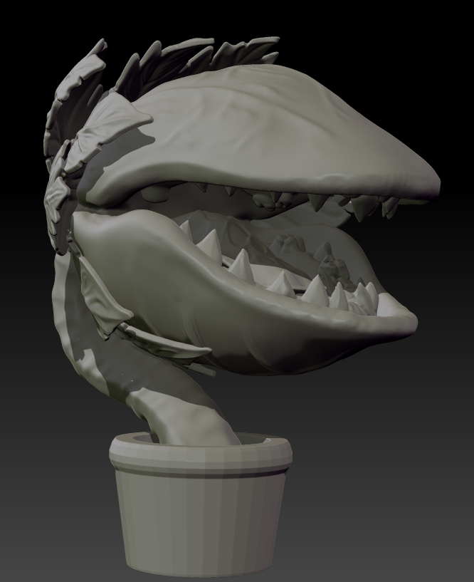 Working on something,

Feed me, Seymour. 

Audrey 2, From the little shop of horrors!. 

#wip #zbrush #sculpt #characterart