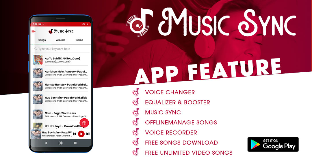 MusicSync_App's tweet photo. 🔈Enjoy #Unlimited Free #Songs without Internet!!
#Download Now Music Sync: https://t.co/ySzrQ2JzjH
✔️Change Voice With funny sound
✔️Create Your Custom Playlists and Listen Offline
✔️Record Your Custom Voice and Listening

 #musicapp #music #songs #appdownload #onlinesongs https://t.co/P7GFtVN9xT