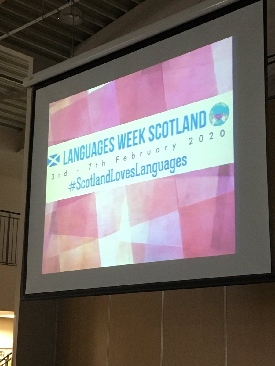 Languages week Scotland slide -  3rd-7th February, 2020 #scotlandloveslanguages