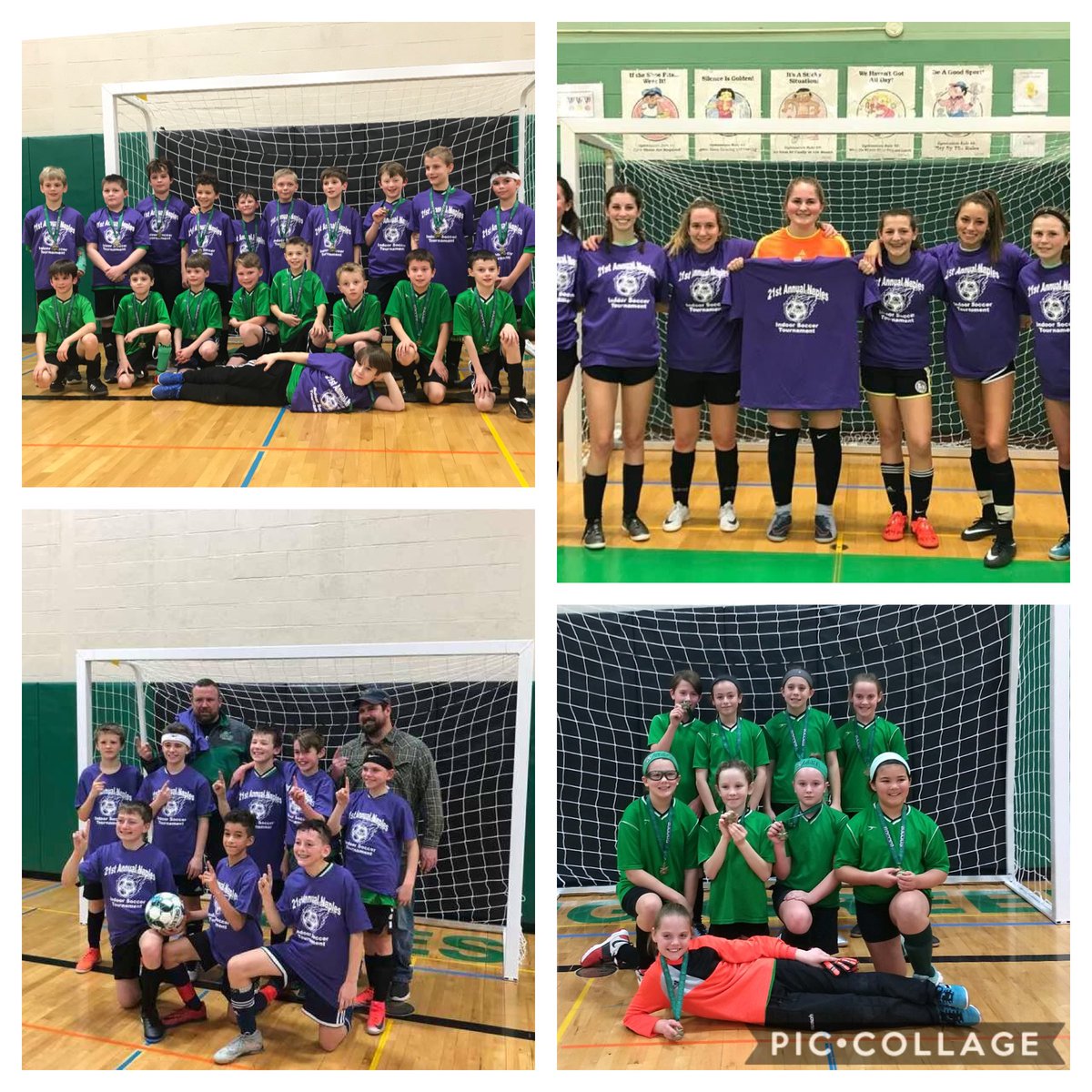 Great showing by the Naples teams at the 21st Annual Naples Indoor Soccer Tournament. 56 total teams and 500 kids grades 3-12  came to Naples this weekend to compete. #futureisbright #naplesyouthsports ⁦<a href="/NaplesAthletics/">Naples Athletics</a>⁩ ⁦<a href="/NaplesCSD/">Naples CSD</a>⁩