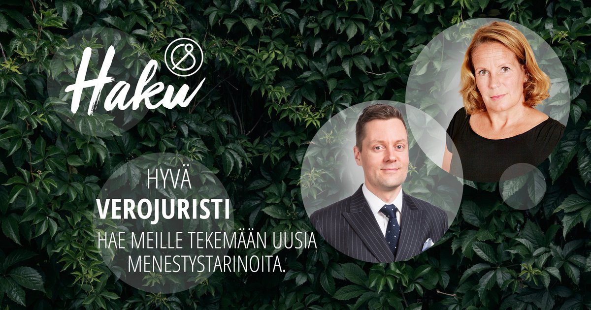 Hei verojuristi! Etsitkö vastuullista työyhteisöä, jossa saat loistaa? Asiantuntevassa verotiimissämme pääset tekemään rakennesuunnittelua, päivittäistä veroneuvontaa ja haastavia veroprosesseja. Lähetä hakemuksesi viimeistään 18.2. castren.fi/fi/urapolku/av… #rekry #castrenrekry