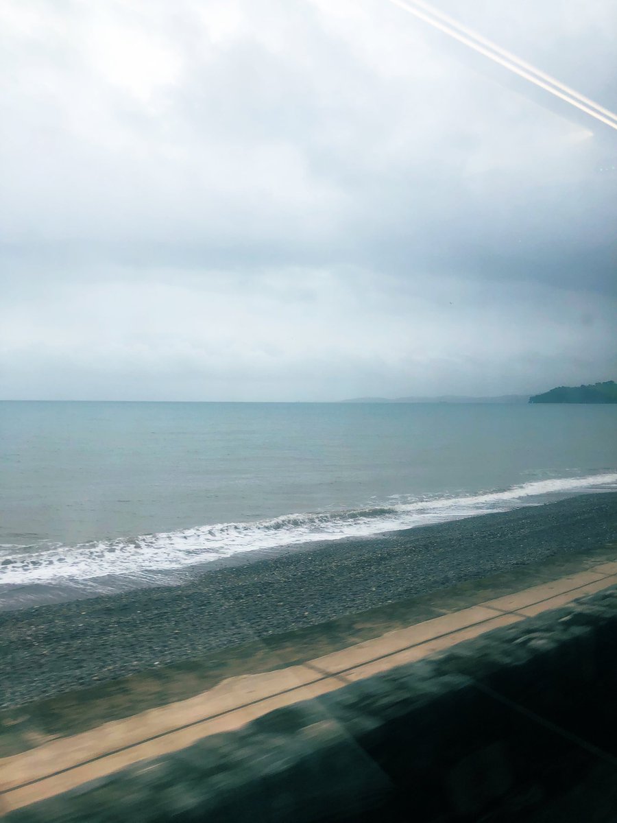 sidwell_natasha's tweet photo. Assessing down my favourite part of the railway line- Dawlish! β€οΈπ #WindyDay #BeachDay #AssessorLife #RailwayLife https://t.co/9NmiFO6Ybs