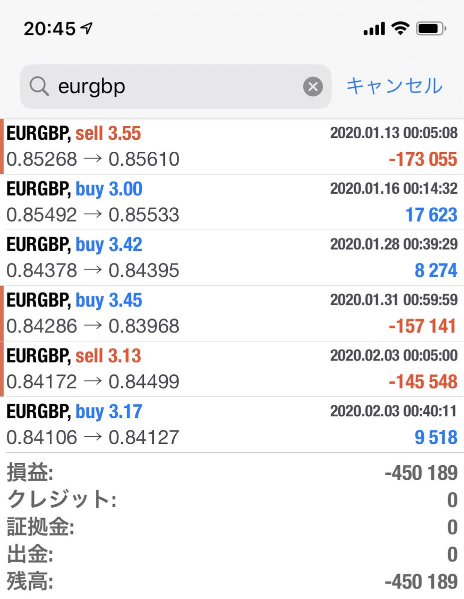 RoboLaboEA's tweet photo. 今日の朝スキャEAの結果だよ。

EURGBPの相性が悪いのがハッキリしてきたので明日からEURGBPは稼働停止するよ🤖 https://t.co/obeXGc8kww