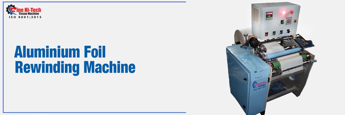 Aluminium Foil Rewinding Machine.
You Can Rewind Butter Paper Also I..For more info visit...finehitechtissuemachine.in/latest-update/…