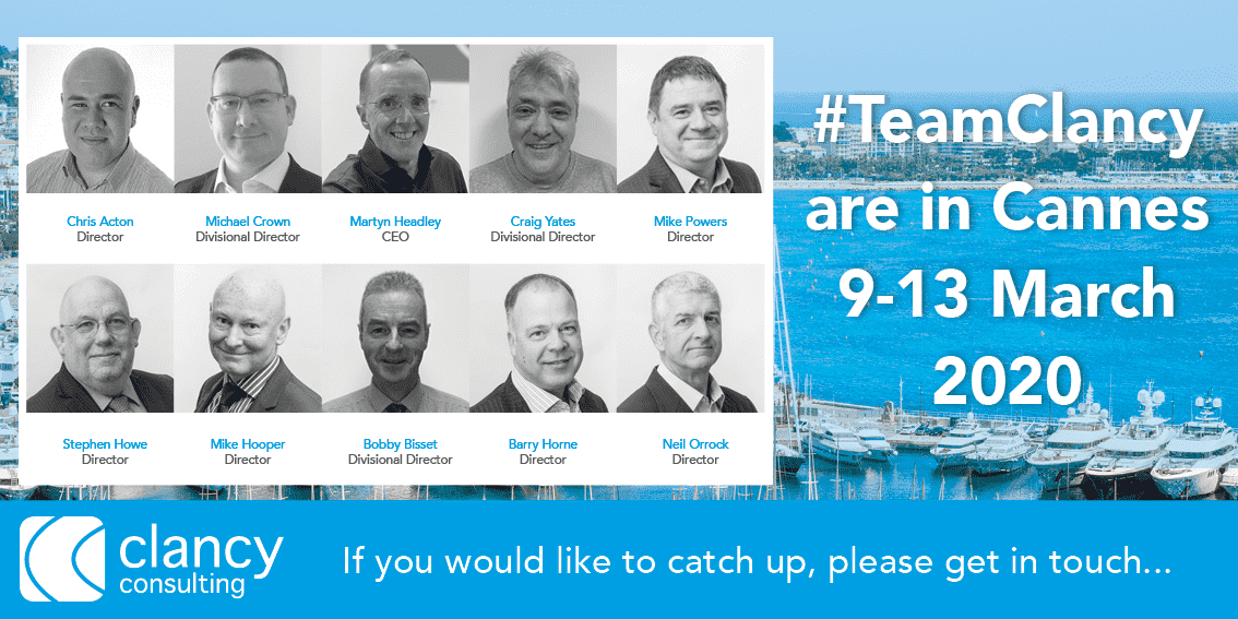 ClancyConsult's tweet photo. We're excited to announce that we'll be returning to @MIPIMWorld this year! Feel free to get in touch if you'd like to meet up. 
#MIPIM #TeamClancy #Cannes https://t.co/kMgw0BYBwI