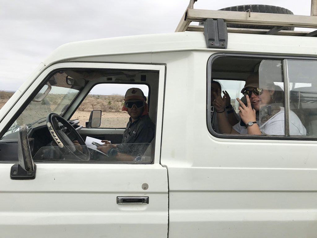MurrayStateGSC's tweet image. Dr. Gary Stinchcomb and students Marie White and Kevin Bynum have wrapped up another successful field season in the Afar region of Ethiopia!