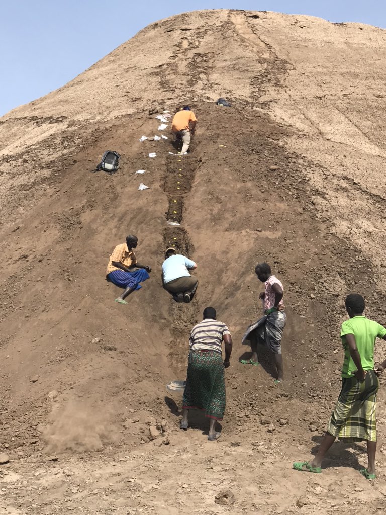 MurrayStateGSC's tweet image. Dr. Gary Stinchcomb and students Marie White and Kevin Bynum have wrapped up another successful field season in the Afar region of Ethiopia!