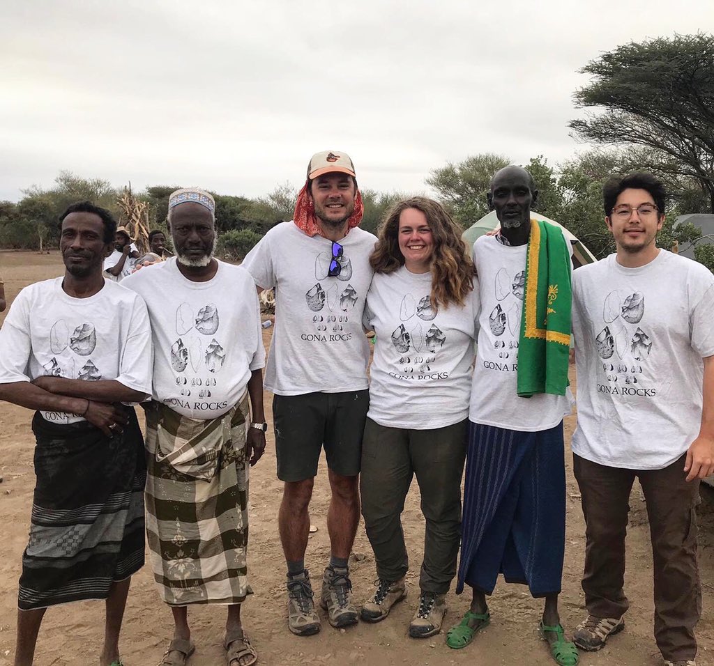 MurrayStateGSC's tweet image. Dr. Gary Stinchcomb and students Marie White and Kevin Bynum have wrapped up another successful field season in the Afar region of Ethiopia!