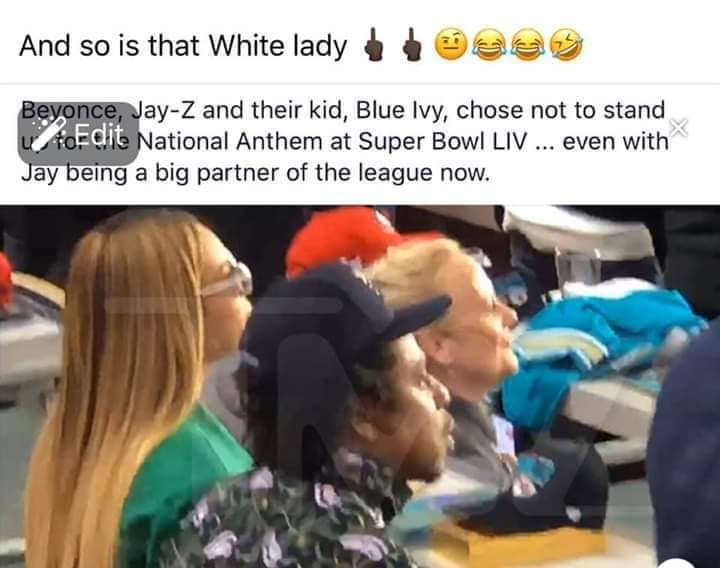MrAndMrsHall3's tweet photo. @TomiLahren They weren't the only ones sitting down and they have a right to stay seated if they want💥🤔you know how much illegal shit your PRESIDENTS done that we average Americans would go to jail for in a heartbeat don't get me started💯💯. https://t.co/5GIwO8n6iE