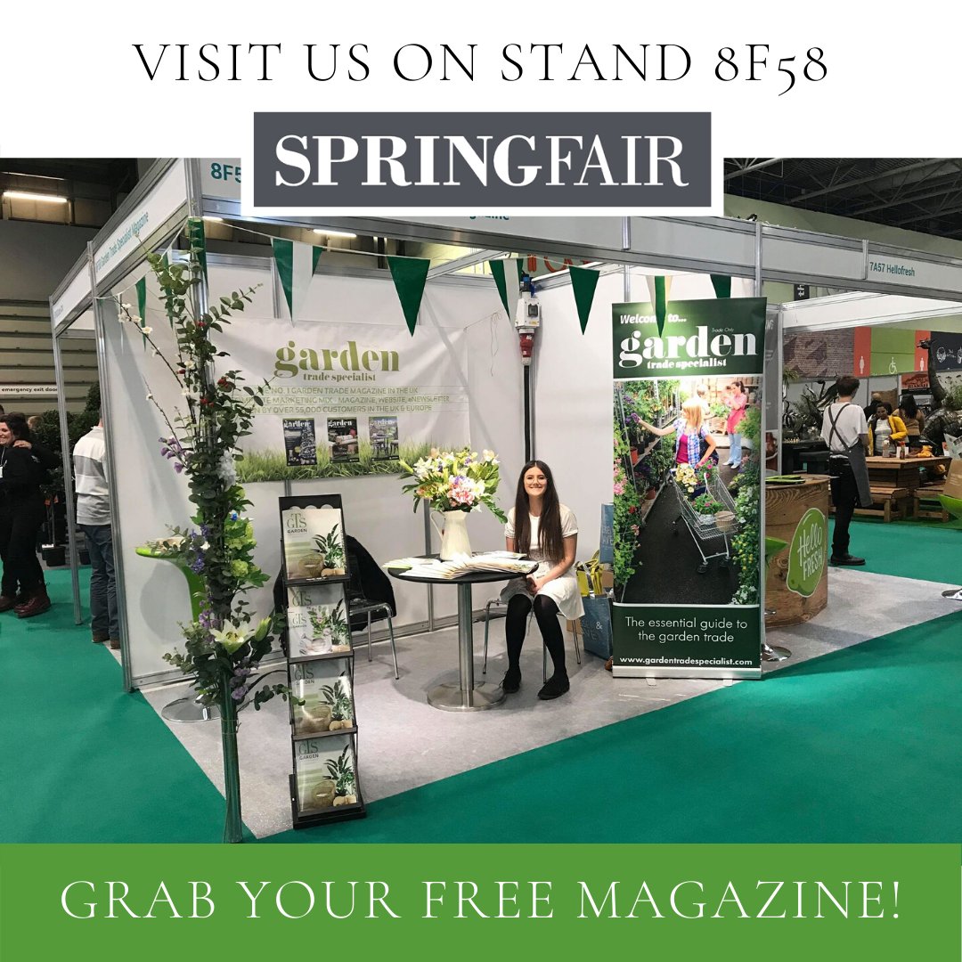 We're exhibiting at <a href="/SpringAutFair/">Spring & Autumn Fair</a> this week! Make sure you pop by to stand 8F58 for a chat and a free magazine! 🍃 #SpringFair #SpringFair2020