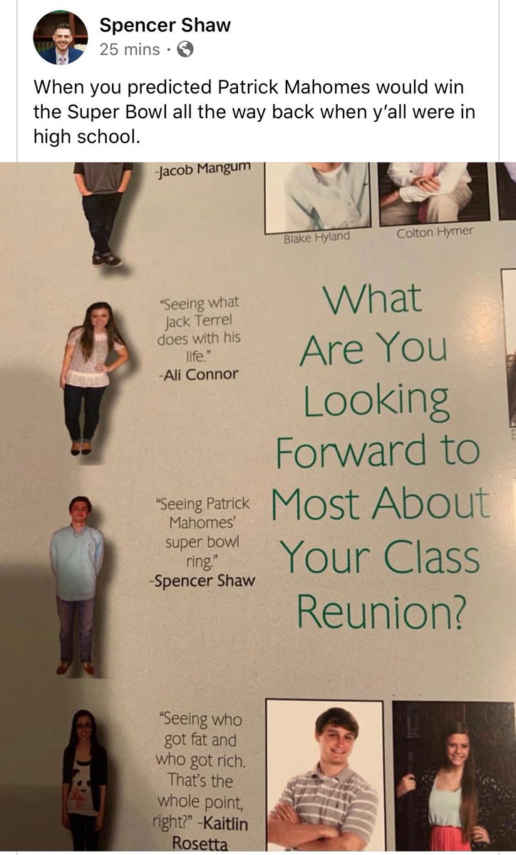 Yearbooks matter. Hey <a href="/SpencerShaw34/">Spencer Shaw</a>, great quote!
<a href="/WhitehouseISD/">Whitehouse ISD</a>