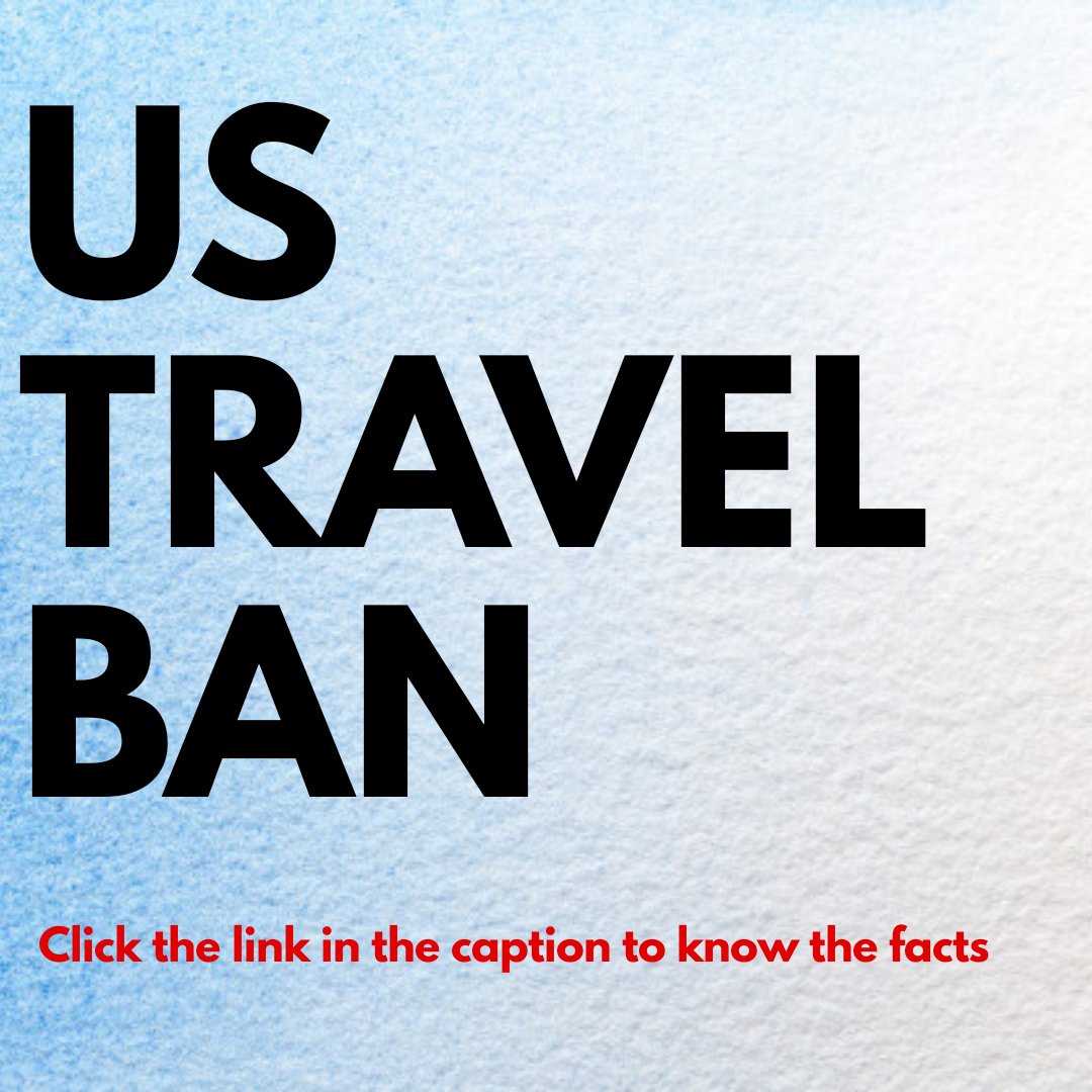 blueanchorng's tweet photo. The US government recently placed a travel ban on Nigeria.

Click this link to know the facts 👇 https://t.co/4tXQ9LMKab

#Travels #Travelling #TravelUpdates #TravelNews #TravelBan #NigeriaTravelBan #Visa https://t.co/f81QLJEugF