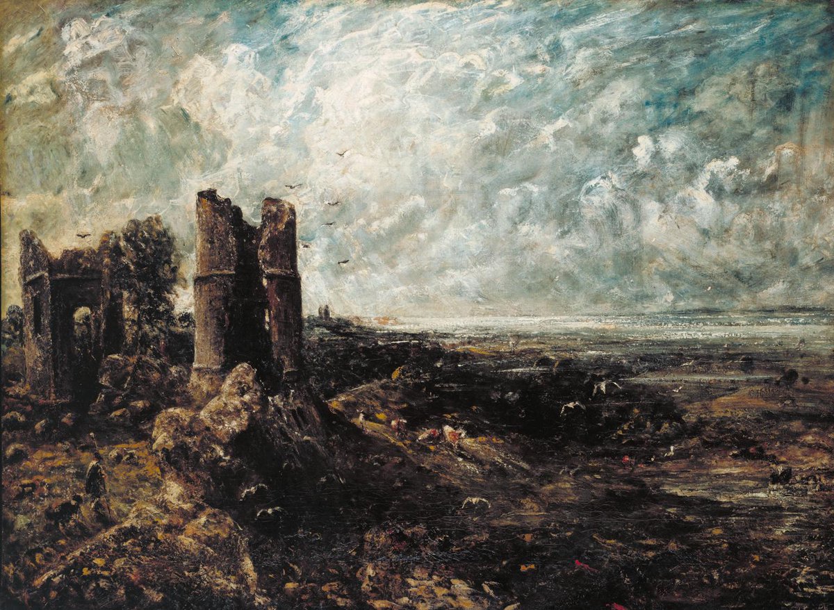 A painting of Hadleigh Castle in Essex in 1814