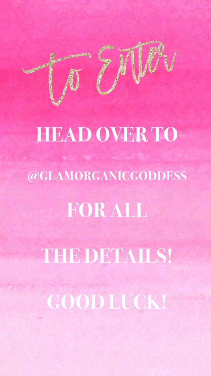 OathEssentials's tweet image. We're doing the 14 Days of InstaGLAM Giveaway with @glamorganicgoddess! To Enter, head over to her page for all the details. Hurry! it ends at midnight! #InstaGLAMGiveaway"

INSTAGRAM – @GlamorganicGoddess 
FACEBOOK – @TheGlamorganicGoddess
TWITTER – @TheGlamorganicG