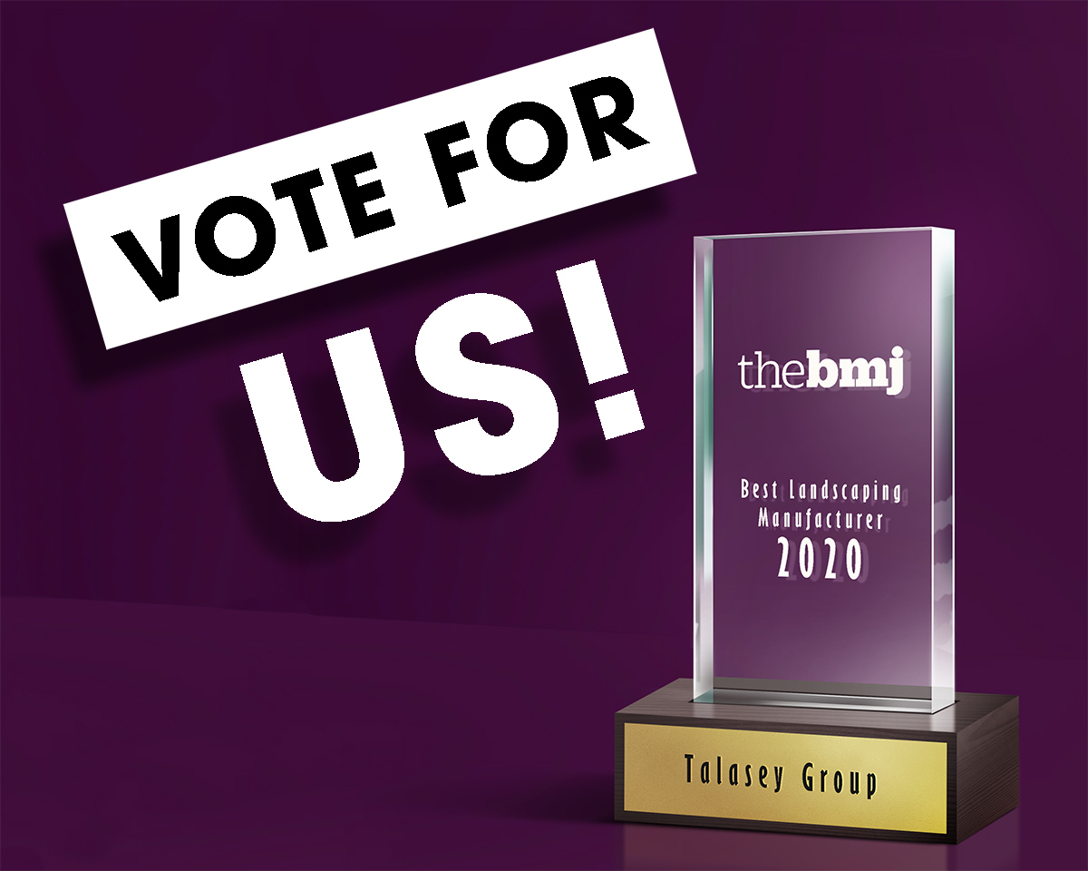 We gave you a heads up last week, but you can now cast your vote our way to help us win <a href="/BMJmagazine/">BMJ Magazine</a> award for Best Landscaping Manufacturer. It only takes a couple of minutes to have your say, so head to bmjindustryawards.co.uk/vote/ and show us some love!