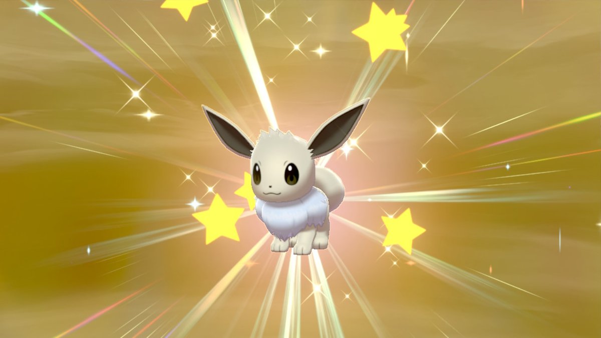 vBaMnup's tweet photo. My beauty #ShinyEevee #PokemonSwordShield #NintendoSwitch https://t.co/KeYieGADGX