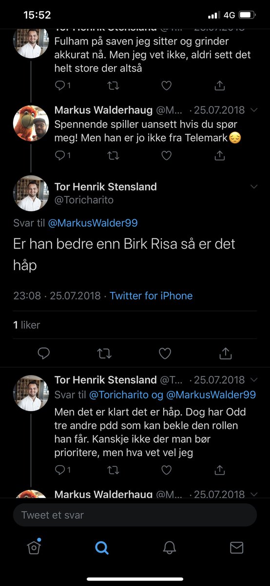 BirkRisa's tweet photo. @Toricharito Velkommen til Odd, håper jeg har tatt steg. https://t.co/RMlXRPia2A