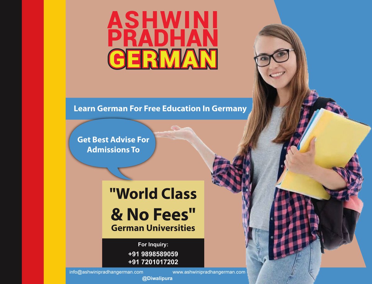 AshwiniGerman's tweet photo. Education is free, Freedom of education shall be enjoyed under the condition fixed by law and under the supreme control of the Country.
#ashwinipradhangerman #studygerman #Germanuniversity #studentsfreeAdmission #learngerman #vadodara https://t.co/fq3VSXLgyc