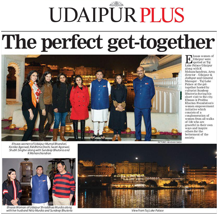 essbeeindia's tweet photo. Mr. @SundeepBhutoria was featured by #UdaipurPlus at dinner get-together at @TajLakePalace, #Udaipur. @TajHotels @ehsaaswomen https://t.co/KRG2NdNB8G