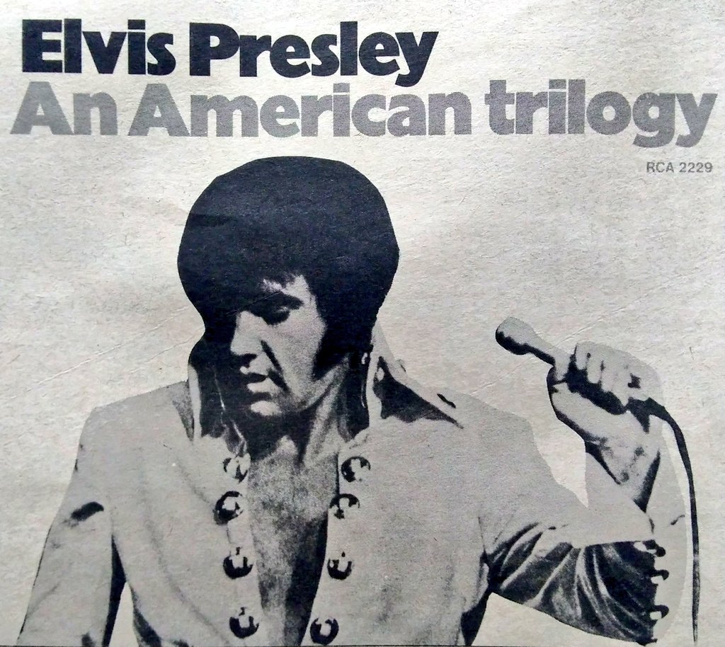 What was #MelodyMaker news on the 3rd June 1972?? 6* The #King #ElvisPresley released the enormous #AnAmericanTrilogy single.