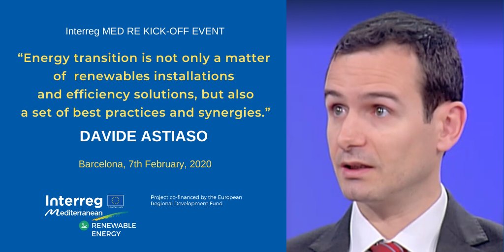 InterregMedGLA's tweet photo. Do you want to know more about #Medexperiences? On 7th February at #InterregMed #REkickoff 1st debate thanks to #DavideAstasio from @PrismiProject! #EnergyTtransition #ETUinitiative #MADEinMED #EUGreenDeal 
#EUCleanenergy #Cleanenergytransition
#Cleanenergy https://t.co/lYx0VCcpKX