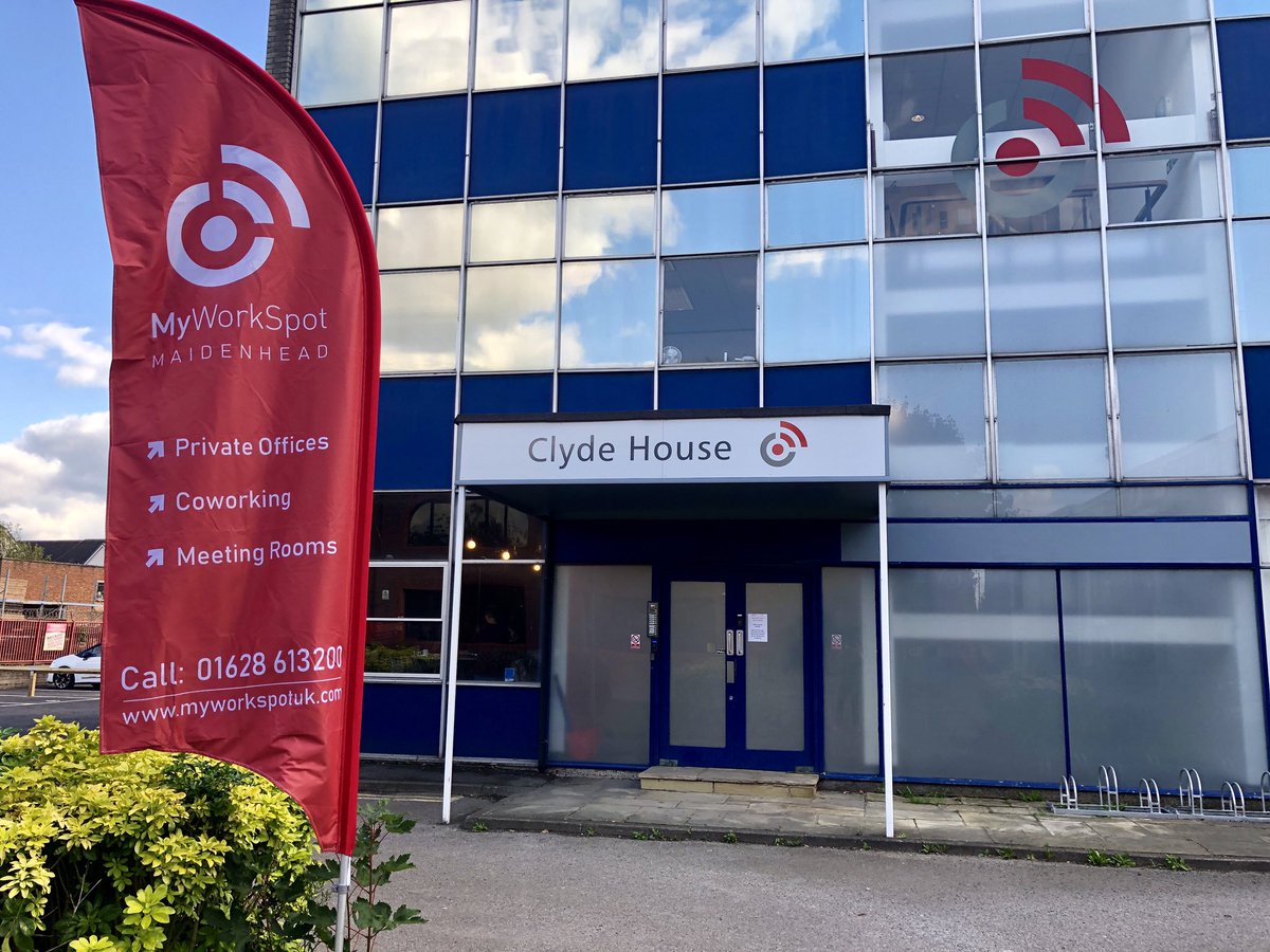 MyWorkSpotUK's tweet photo. Need a part or full-time base for your business in town centre Maidenhead?  Check out our flexible hot desk, fixed desk &amp; private offices. #MyWorkSpot is an inspiring community of growing businesses - call 01628  613200 info@myworkspotuk.com or book a tour https://t.co/6LKHN4phCx https://t.co/o8JJ7ctxDZ