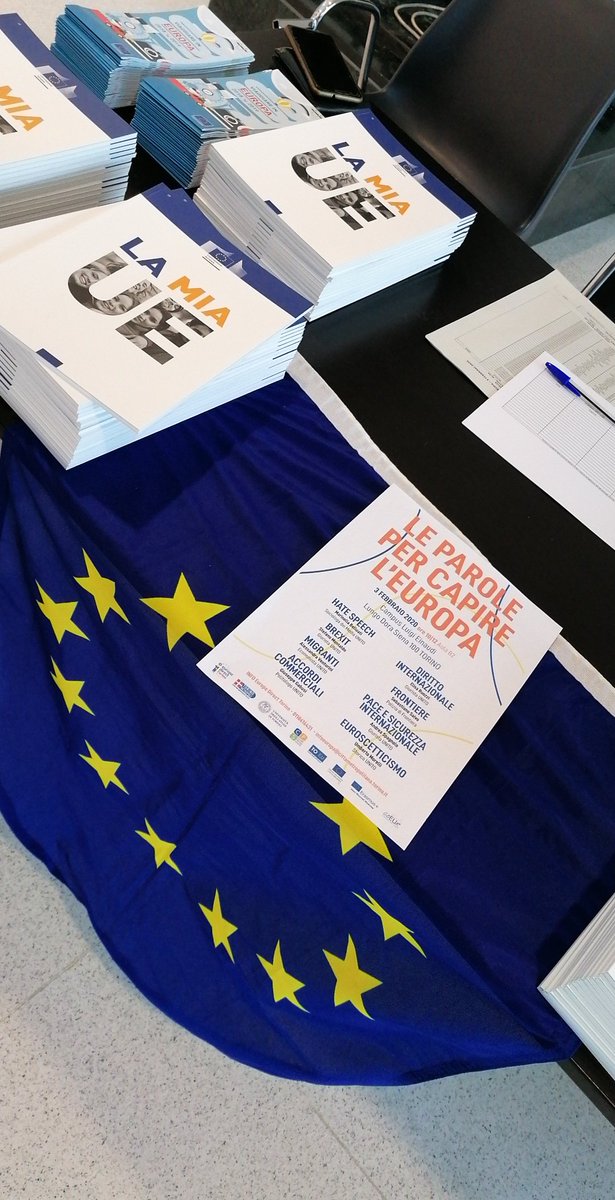 hshahtoy's tweet photo. 🤩 Grande partecipazione questa mattina all'evento "Le parole per capire l'Europa"

➡️ 8 parole e 8 relatori per far comprendere meglio l'#Europa 🇪🇺

@CittaMetroTO @europainitalia @unito @CPP_unito https://t.co/9oNOiUPjtS