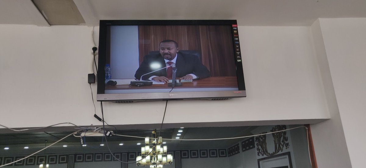 M740's tweet photo. .@PMEthiopia answering questions from members of parliament on #security, #RuleOfLaw and missing students in 🇪🇹. https://t.co/nnMNyBfWoP