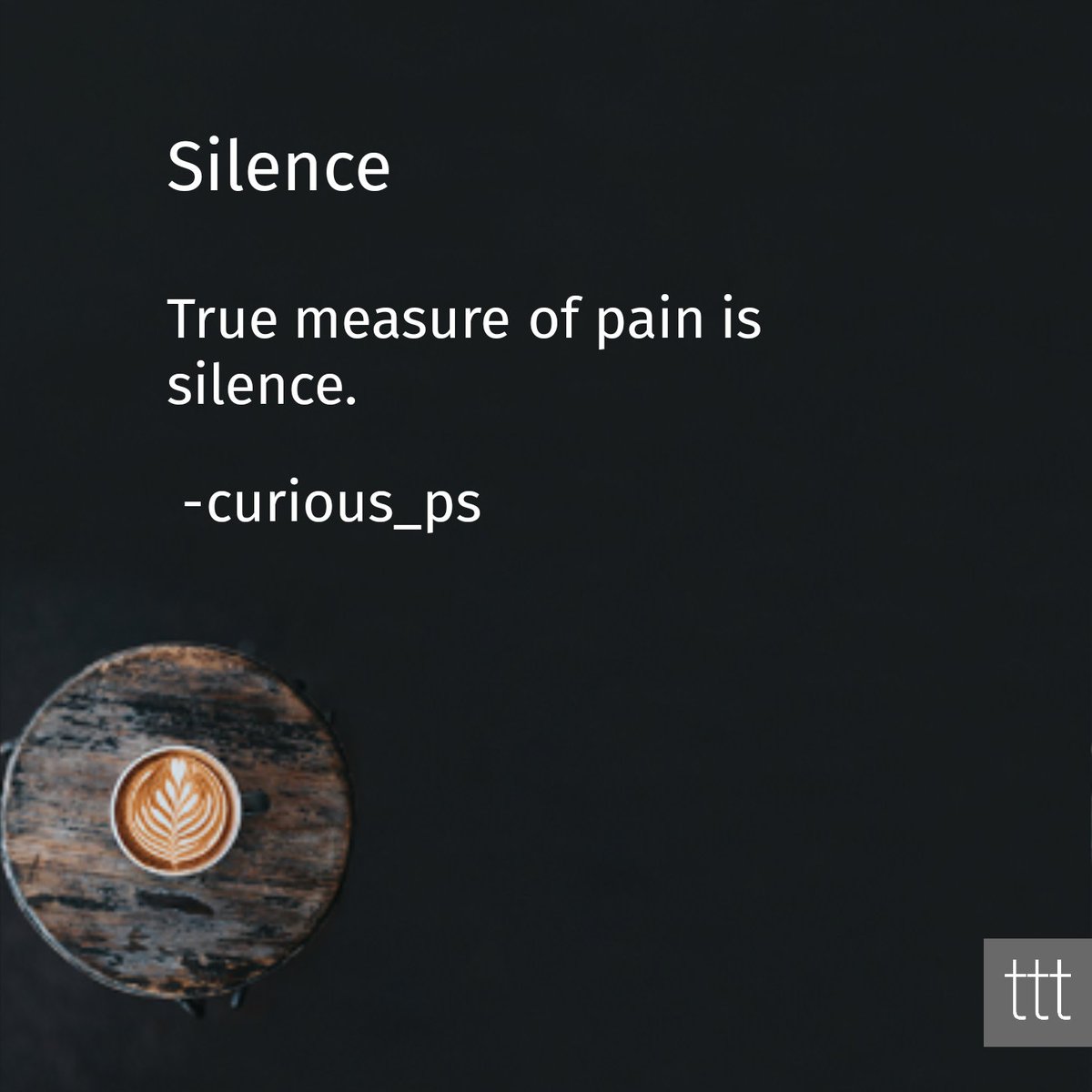 PSRandomThought's tweet photo. #mondaythoughts
#silence #pain
#Love #inspirational #writer #writersofinstagram #picoftheday #quotes #reading #understandingsufferings #writerscommunity #Mentalhealth #microfiction #storytelling #stories https://t.co/9DaBUtfpxs