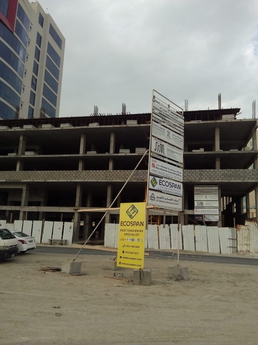 ECOSPAN1's tweet photo. 2 Nos 14 Storey Building at Hidd #Ecospan #Prestressing #Posttensioning #Specialized #Construction #Company #Provides #Value_engineering #Service in #Bahrain #India #Oman
Contact us: https://t.co/recURY5rpr | https://t.co/aKOKTOdKi9 | +973 1740 3535 | +973 3369 3377 https://t.co/zbSYoEsIwO