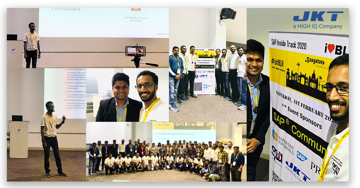 JKTechnosoft's tweet image. A glimpse of the #SAP Inside Track 2020, Bangalore, where Ruthvik Chowdary was a key speaker on #SupplierEvaluation &amp;amp; #FlexibleWorkflows.
Click here to see full video - youtube.com/watch?v=_bymWV…
#DigitalTransformation #sitBLR #ERP #HANA #SAPTraining #SAPCommunity #SAPCloud #S4HANA