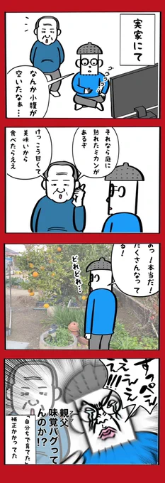 美味しいミカン漫画 