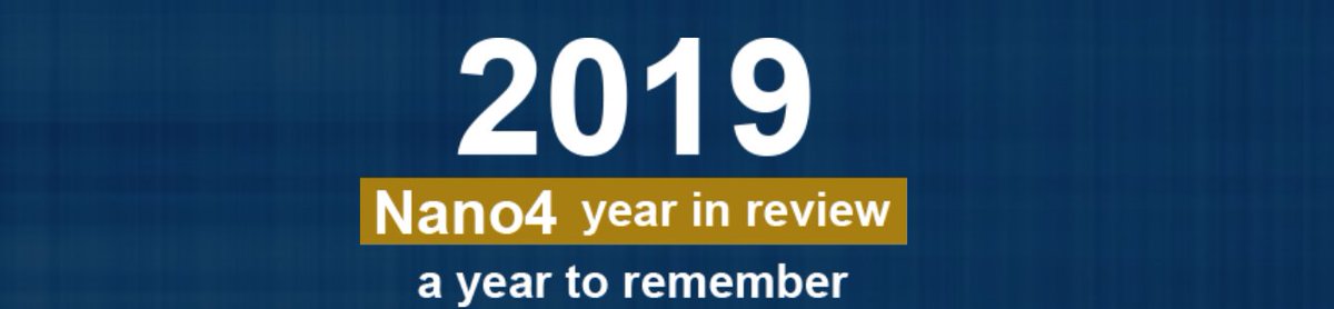 nano4global's tweet photo. Looking back at 2019, one thing is certain – What a year!
Nano4 became closer to its goal, to launch innovative nanotechnology based molecular diagnostic.
Check our major achievements: https://t.co/JpcONqgSmx https://t.co/8bP1RWwwJD