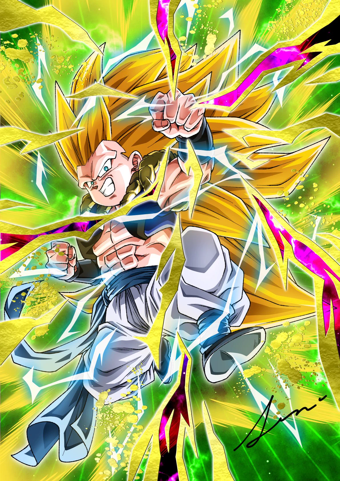 ドラゴンボールZ セル画 ゴテンクス 超サイヤ人３ sen on X: 
