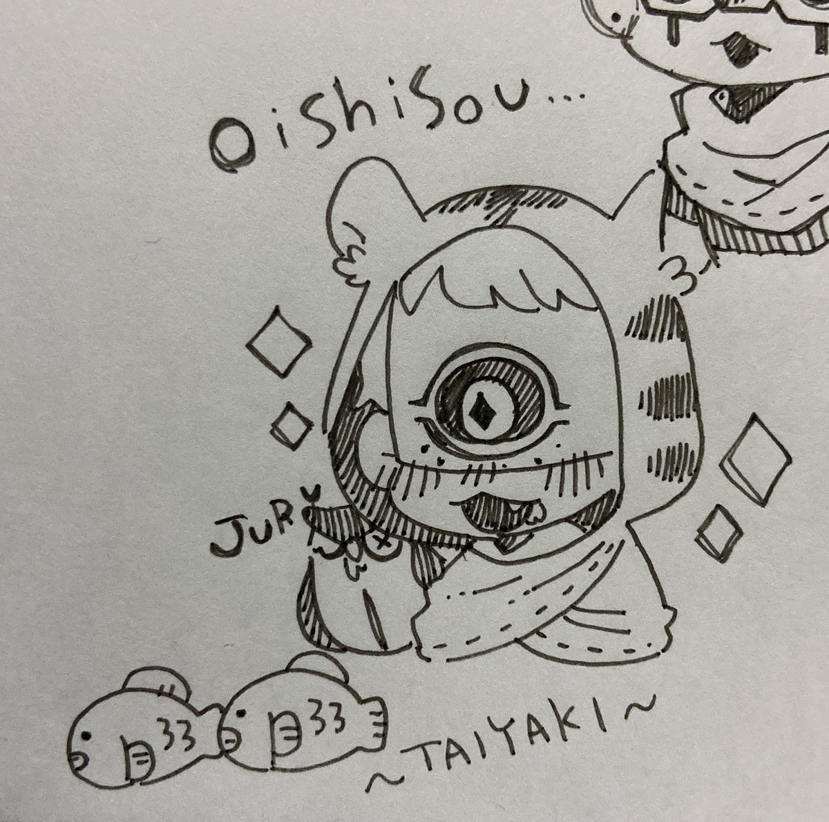 今日の早朝の落書き

一発描き落書きは楽しい
このペンが楽しいんだろな 