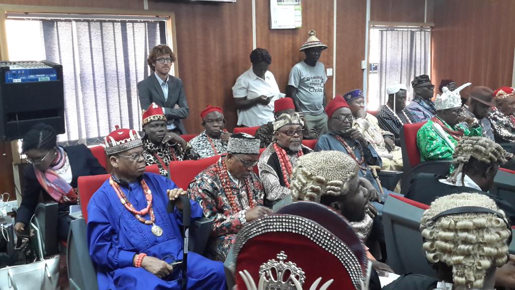 NaijaFederation's tweet photo. At THE ECOWAS Court Abuja for hearing of our case against National Human Rights Commission for failing to adjurcate of our demolitions case before them https://t.co/Vg1MQIvxhB