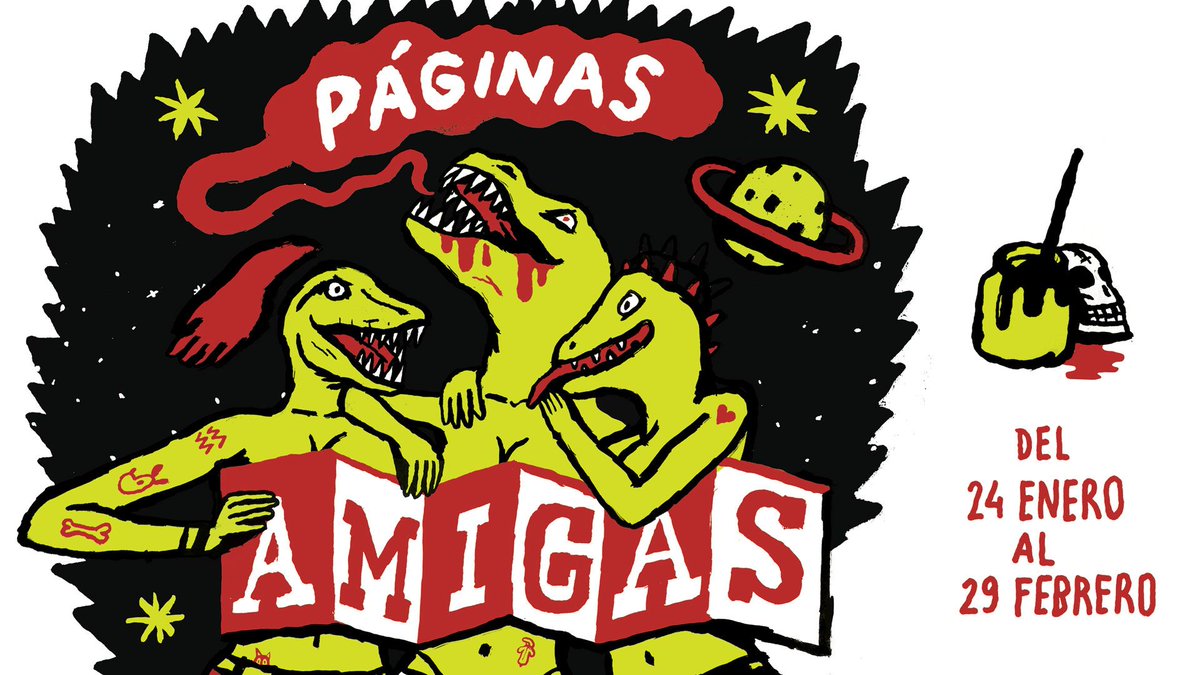 El primer taller, a càrrec de <a href="/DonrogeliojJ/">Don Rogelio J</a>, es va omplir (i prompte). Consulta els que queden i inscriu-te. #PaginasAmigas, més que una expo: Una festa 🎉 dedicada al dibuix! <a href="/AjuntamentVLC/">Ajuntament València</a> <a href="/Rob_Masso/">Roberto Massó</a> #PazBoira <a href="/UPV/">Universitat Politècnica de València</a> <a href="/fremok/">fremok</a> lasnaves.com/cultura/exposi…