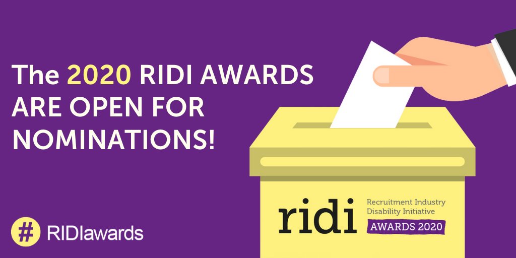 The 2020 RIDI Awards are open for nominations. Enter today!
