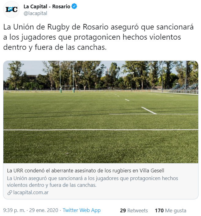 InmediataArg's tweet photo. #BuenosDiasATodos 👋

Resumen semanal en los 5 tweets de mayor engagement en los medios de #Rosario 📰

1⃣ Repaso de las obras más taquilleras en Mar del Plata🌊

2⃣ Comunicado de la Unión de Rugby de Rosario sobre medidas a tomar en relación al asesinato de #fernandobaez https://t.co/ErfIj9GnTj