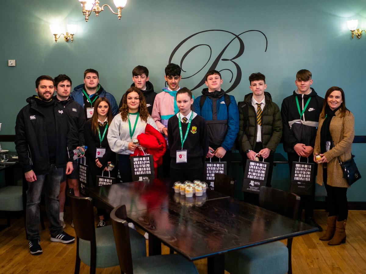 NPTCGroup's tweet photo. On #NationalApprenticeshipWeek, we’ve spent the morning with @CommunityOsprey, showing pupils from @stjosephscomp around #NeathCollege as part of the #TackleProject 🔧🧱🧁
#NAW2020 https://t.co/oMfJyfwaXG