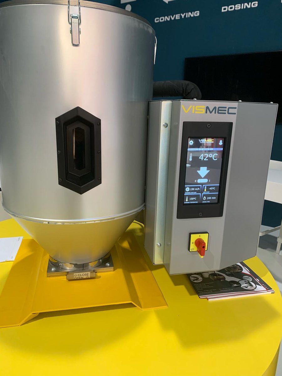SummitSystems's tweet photo. *NEW* fantastic, user friendly touchscreen controller for the Summit low energy rotor wheel dryers from VISMEC.
Vertical tablet style, full colour, designed by users not just manufactures!
Enquire here: https://t.co/B7cPJTiNfY @vismec_  #lowenergydrying https://t.co/8M8bY4LIQN