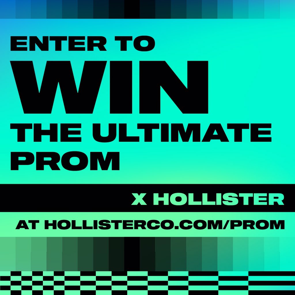There will always be those who say you won't win. BUT WHAT IF YOU DID? 7 MORE DAYS TO ENTER. The school with the most entries wins The Ultimate Prom! 

Enter now: hollisterco.com/prom

NO PURCHASE NECESSARY TO ENTER/WIN. Ends 02/09/20. See full rules at link above