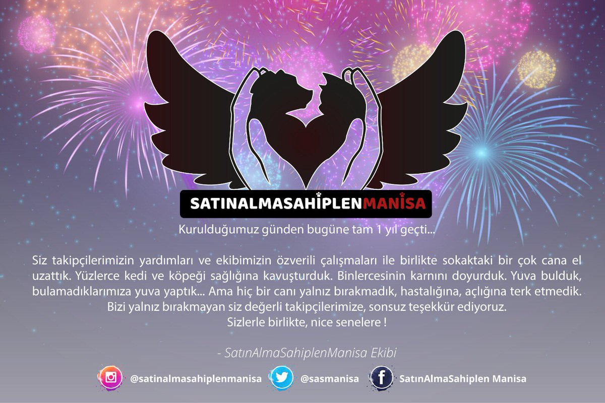 Sizlerle koskocaman bir aile olduk🙏 binlerce cana el uzattık 👏 hep birlikte daha nice senelere ... daha çok cana ulaşmak ümidiyle 🙏 iyi ki varsınız 😊