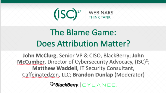 The Blame Game: Does Attribution Matter?