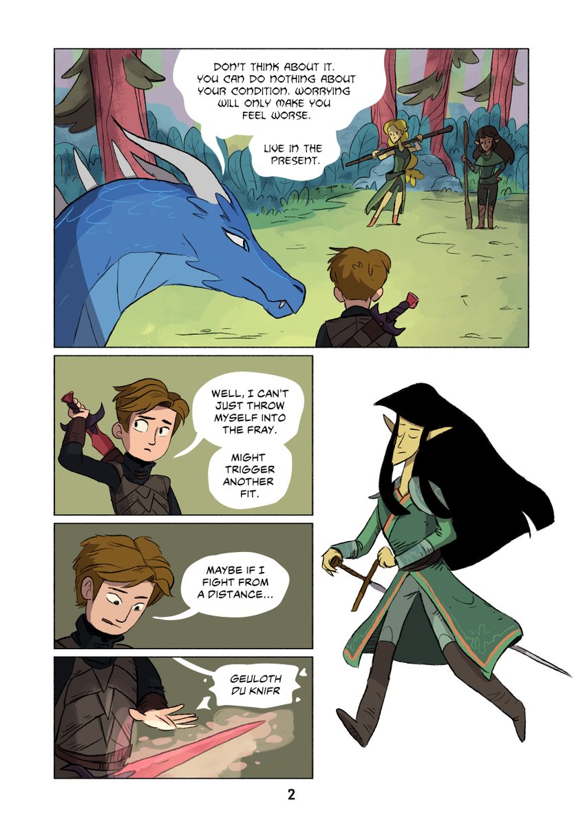 carriecopadraws's tweet image. I created a comic of a favorite scene from the Eragon book series! The Sparring Yard - adapted from Eldest by Christopher @paolini 1/5