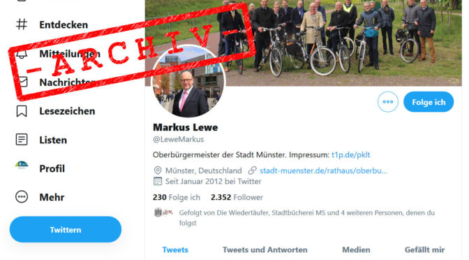 Sind die Inhalte von Twitter-Accounts Archivgut? Wie kann man diese Daten am besten dauerhaft erhalten? Diskutiert gern mit bei Archive 2.0 unter: archive20.hypotheses.org/8710