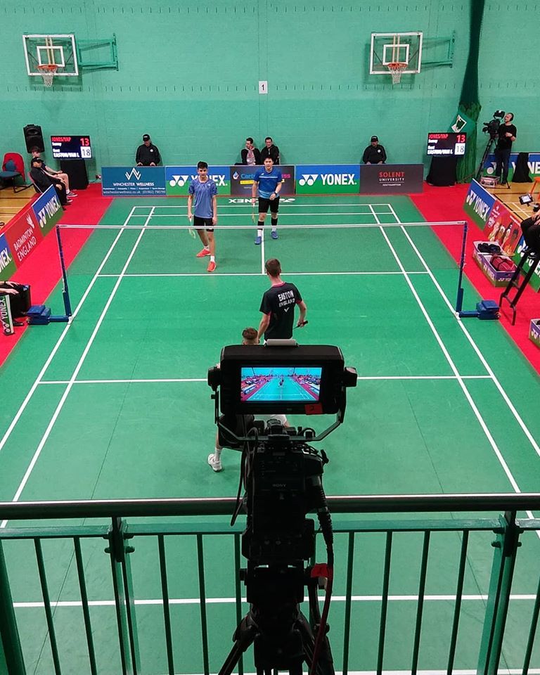 Busy weekend for TV Production and our friends from Television Technology, providing live stream coverage of the English National Badminton Championships <a href="/BadmintonEnglnd/">Badminton England</a> @solentuni