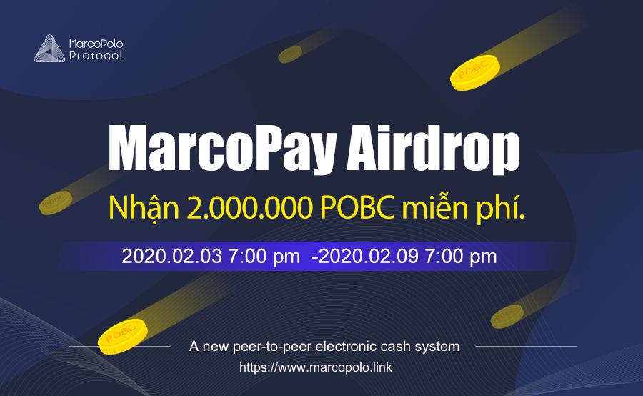 MarcopoloVietn1's tweet photo. Marcopay Airdrop, Nhận 2.000.000 POBC miễn phí.
Dành tặng cho tất cả mọi người tham gia 
Link form để tham gia:
https://t.co/hfFSB0Xl85

#airdrop #MarcoPolo $MAP $POBC https://t.co/fdNVw0eGHh